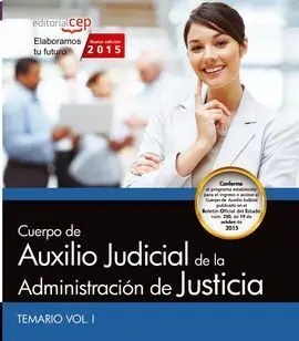 Temario Cuerpo de Auxilio Judicial de la Administración de Justicia
