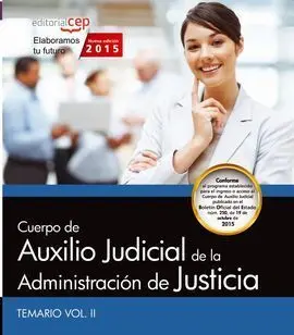 Temario Cuerpo de Auxilio Judicial de la Administración de Justicia