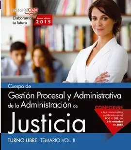 Cuerpo Gestión Procesal y Administrativa (Turno Libre Oposiciones de Justicia)