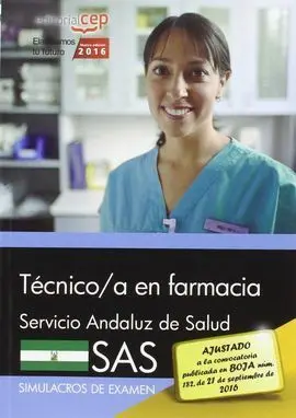 Tecnico en Farmacia Servicio Andaluz de la Salud Sas Simulacros de Examen