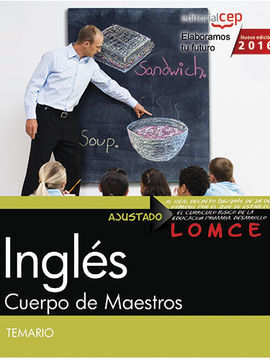 CUERPO DE MAESTROS. INGLÉS. TEMARIO