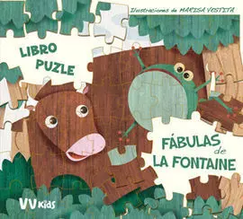 Fabulas de la Fontaine Libro Puzzle + 5 Años