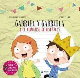 Diseña tu Libro con Recortables. Gabriel y Gabriela y el Concurso de Disfraces