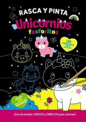 Rasca y Pinta Unicornios Fosforitos