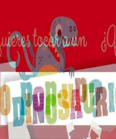 ¿Quieres Tocar a un Dinosaurio Pop-Up?