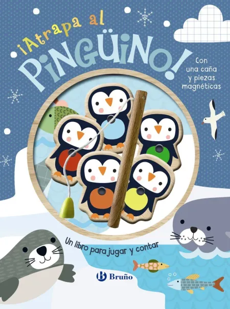 ¡Atrapa Al Pingüino! un Libro para Jugar y Contar