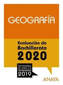 Selectividad Geografia 2020