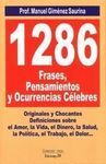 1286 FRASES, PENSAMIENTOS Y OCURRENCIAS CÉLEBRES