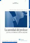 LA AUTORIDAD DEL PROFESOR