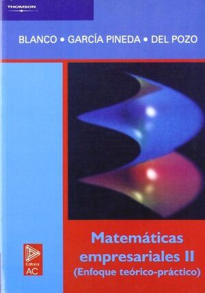 MATEMATICAS EMPRESARIALES II.ENF.TEORICO-PRACTICO
