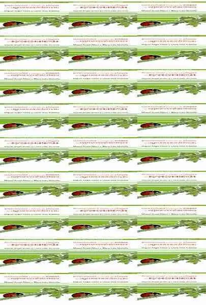 Biodiversidad y Manejo de Plagas en Agroecosistemas