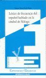 LÉXICO DE FRECUENCIA DEL ESPAÑOL HABLADO EN MÁLAGA