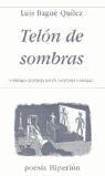 TELÓN DE SOMBRAS. V PREMIO DE POESÍA JOVEN ANTONIO CARVAJAL