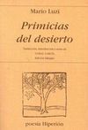 PRIMICIAS DEL DESIERTO