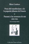 PROSA DEL TRANSIBERIANO Y DE LA PEQUEÑA JEHANNE DE FRANCIA Y PANAMÁ O LAS AVENTU
