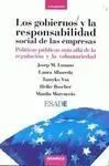 Los Gobiernos y la Responsabilidad Social de las Empresas