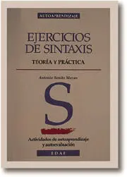 Ejercicios de Sintaxis. Teoría y Práctica