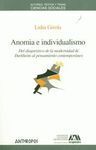 ANOMIA E INDIVIDUALISMO