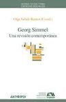 GEORG SIMMEL. UNA REVISIÓN CONTEMPORÁNEA