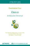 Obras Iii. El Derecho Universal