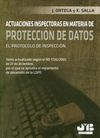 ACTUACIONES INSPECTORAS EN MATERIA DE PROTECCIÓN DE DATOS