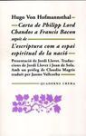 CARTA DE PHILIP LORD CHANDOS A FRANCIS B.