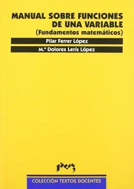 Manual Sobre Funciones de una Variable