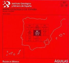 ÁGUILAS, 997: MAPA GEOLÓGICO DE ESPAÑA ESCALA 1:50.000