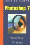 GUÍA DE CAMPO, PHOTOSHOP 7