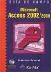 GUÍA DE CAMPO MICROSOFT ACCESS 2002/2000