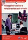 ANÁLISIS Y DISEÑO DETALLADO DE APLICACIONES INFORMÁTICAS DE GESTIÓN CON CD