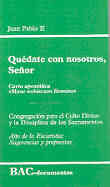 QUÉDATE CON NOSOSTROS, SEÑOR. CARTA APOSTÓLICA MANE NOBISCUM DOMINE / AÑO DE LA