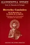 Derecho Canónico. Ii: el Derecho en la Misión de L