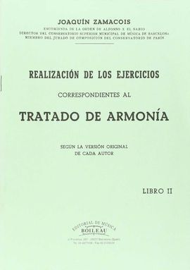 REALIZACION DE LOS EJERCICIOS CORRESPONDIENTES AL TRATADO ARMONÍA LIBRO II