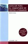 AUXILIAR PARA EL COMENTARIO DE TEXTOS LITERARIOS