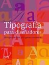 TIPOGRAFÍA PARA DISEÑADORES