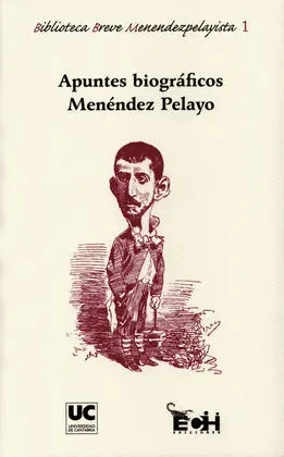 Apuntes Biograficos Menendez Pelayo