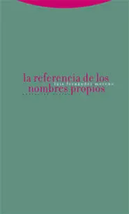 La Referencia de los Nombres Propios