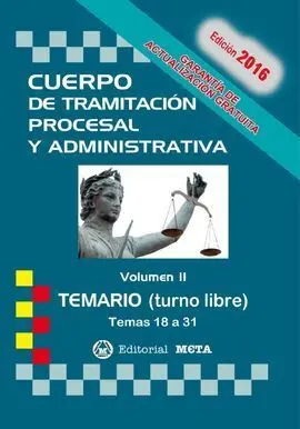Cuerpo de Tramitacion Procesal Ii Temario