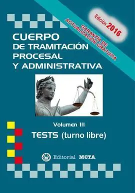 Cuerpo de Tramitacion Procesal Iii Temario