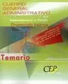 Temario Cuerpo General Administrativo Admon. Estado Promo. Interna