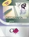 Ortografía para Oposiciones