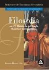 TEMARIO VOL. 4 FILOSOFÍA PROFESORES DE ENSEÑANZA SECUNDARIA