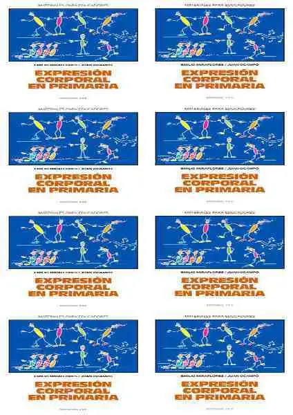 Expresion Corporal en Primaria