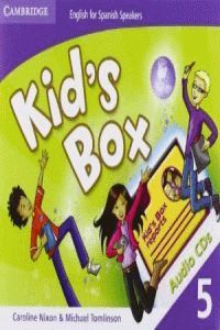 KID'S BOX FOR SPANISH SPEAKERS LEVEL 5 AUDIO CDS (4)