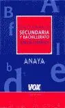 Diccionario Secundaria y Bachillerato. Lengua