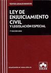 LEY DE ENJUICIAMIENTO CIVIL Y LEGISLACIÓN ESPECIAL 2008