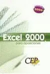 Excel 2000 para Oposiciones 2006
