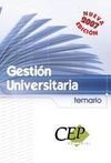 TEMARIO GESTIÓN UNIVERSITARIA