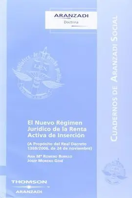El Nuevo Régimen Jurídico de la Renta Activa de Inserción